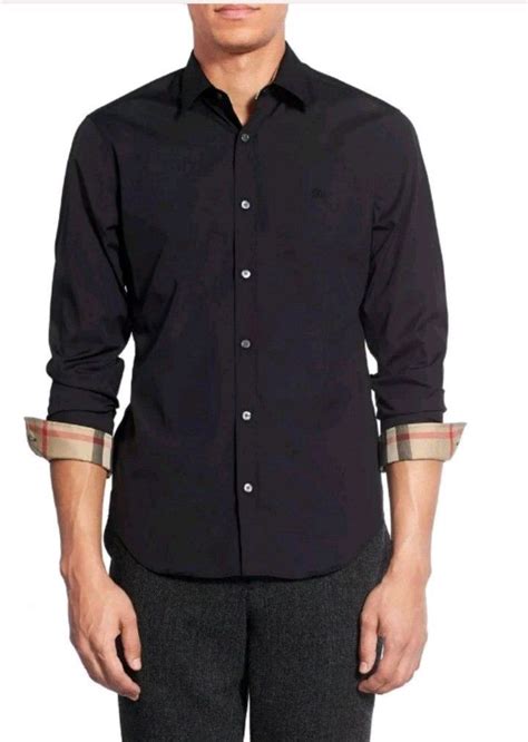 burberry mens long sleeve|burberry long sleeve button up.